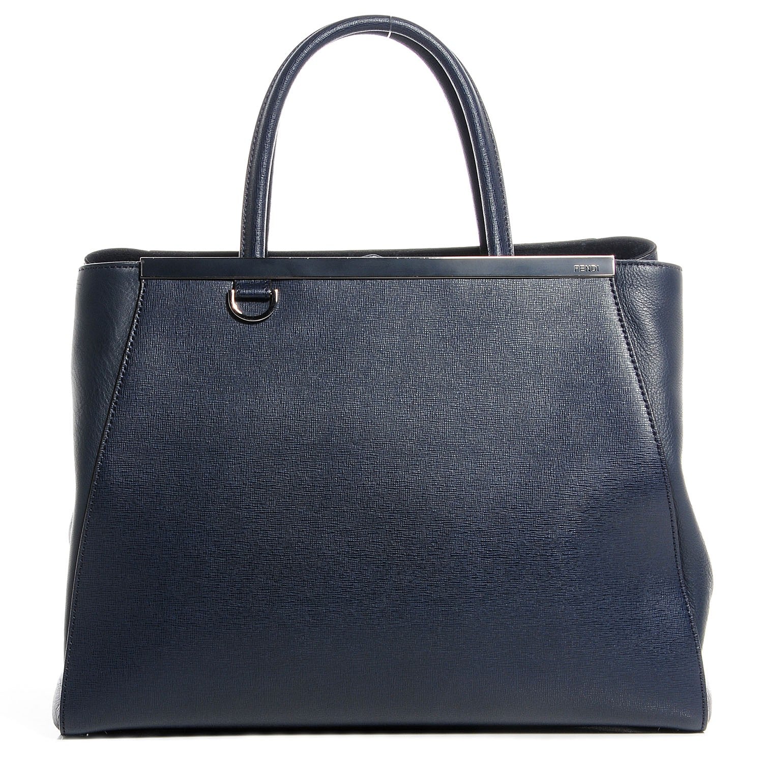 Fendi Vitello Elite Regular 2Jours Tote Lavagna 1 of 7