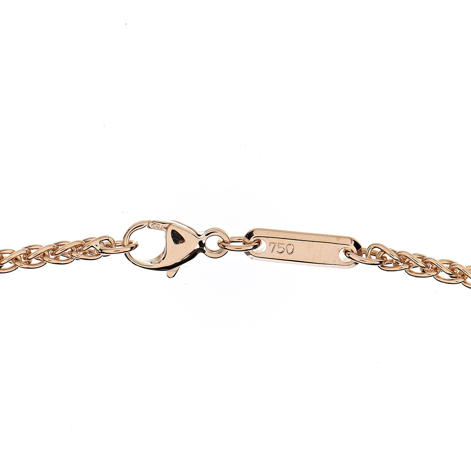 Chopard 18K Yellow Gold Happy Diamonds Icons Floating Heart Pendant Necklace 5 of 7