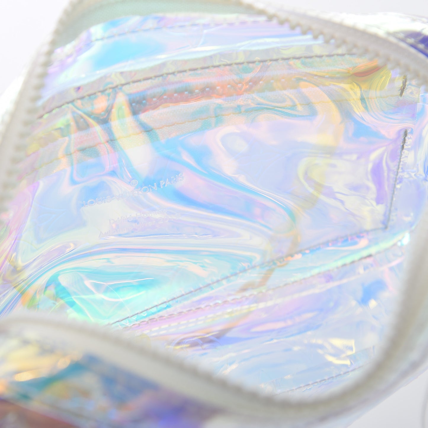PVC Monogram Pochette Volga Iridescent Prism