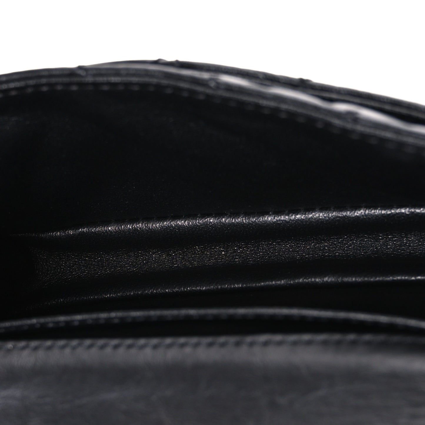 Aged Calfskin Quilted 2.55 Reissue Flap Belt Bag Clutch Black