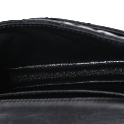 Chanel Aged Calfskin Quilted 2.55 Reissue Flap Belt Bag Clutch Black 4 of 9
