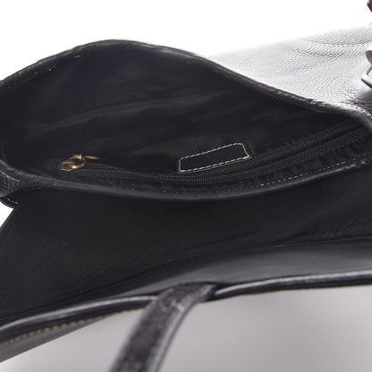 Christian Dior Calfskin Saddle Bag Black 5 of 7