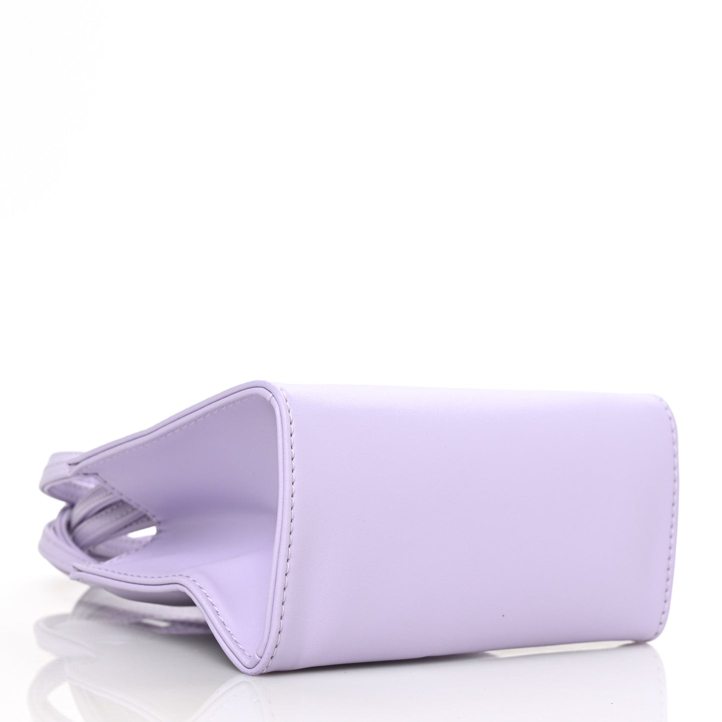 Vegan Leather Small Shopping Bag Lavender