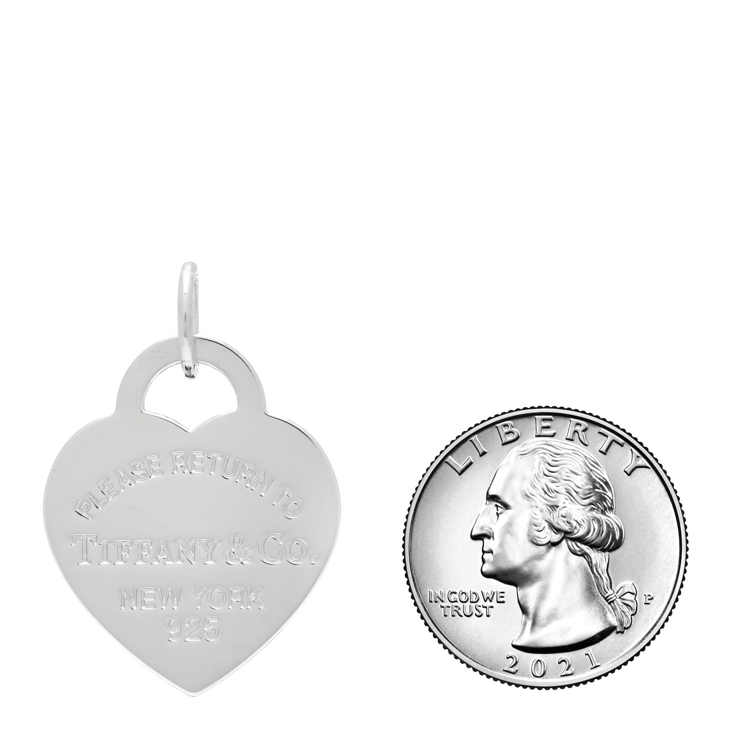 Sterling Silver Large Return to Tiffany Heart Tag Charm