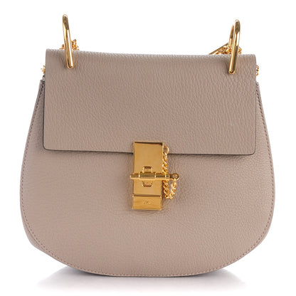 Chloe Grained Lambskin Drew Shoulder Bag Motty Grey 1 of 7