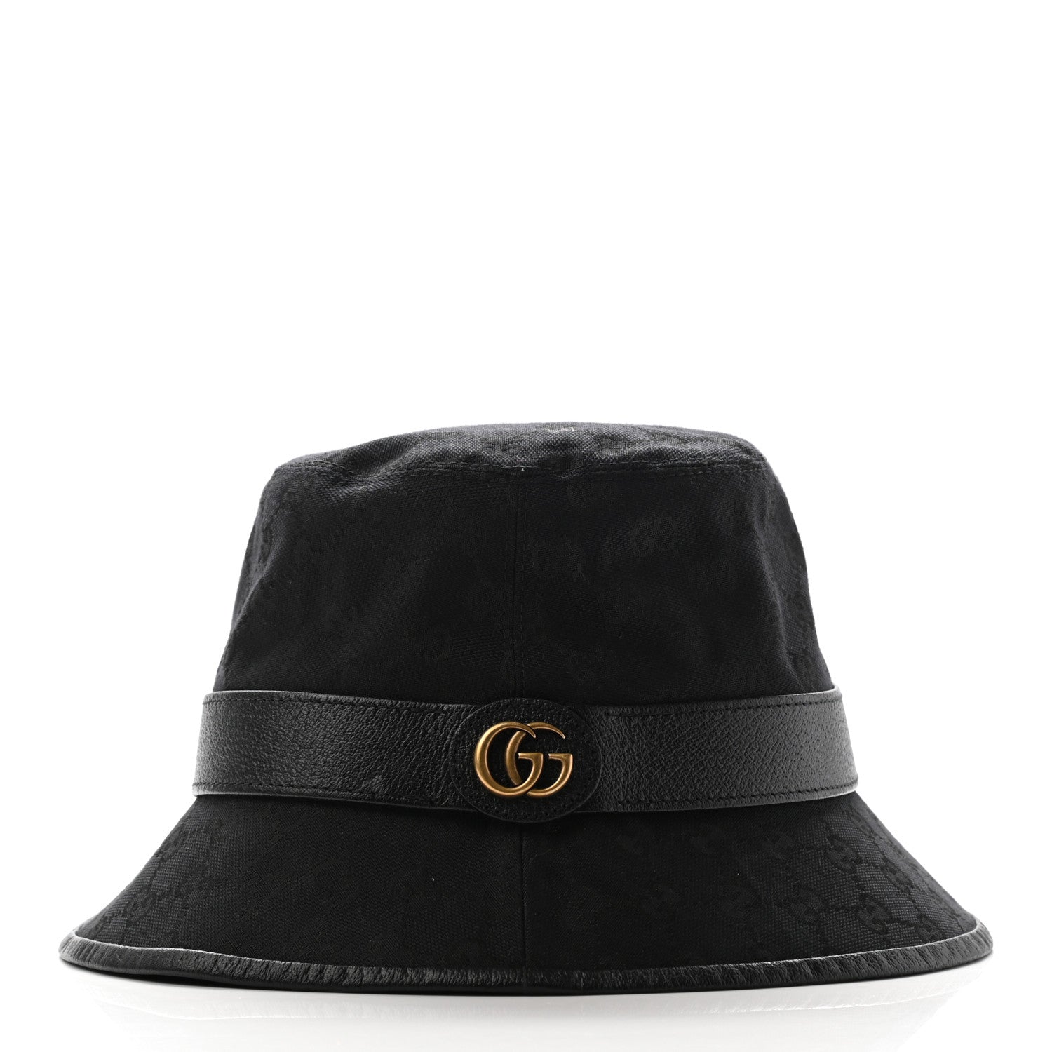 Gucci Monogram GG Canvas Fedora M Black 3 of 11
