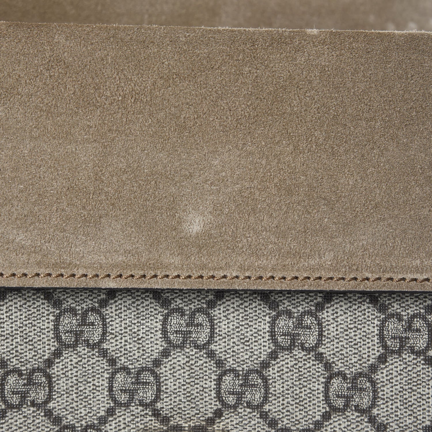 Gucci GG Supreme Monogram Mini Dionysus Shoulder Bag Taupe 9 of 11