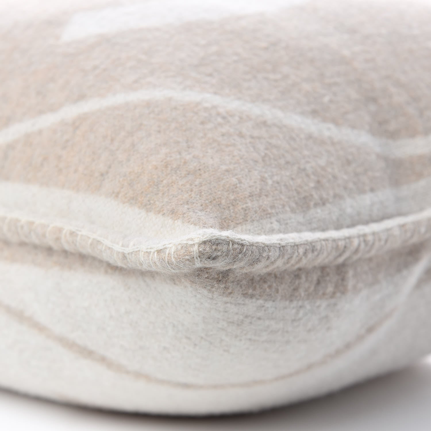 Chanel Merino Wool Cashmere CC Pillow Beige Off White 10 of 11