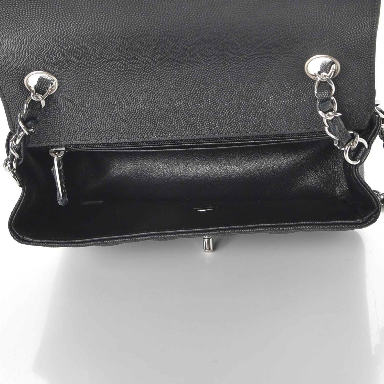 Chanel Caviar Quilted Mini Rectangular Flap Black 5 of 8