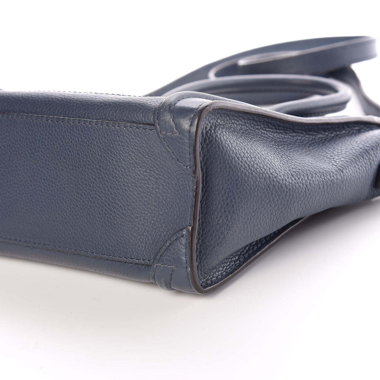 Drummed Calfskin Nano Luggage Orage