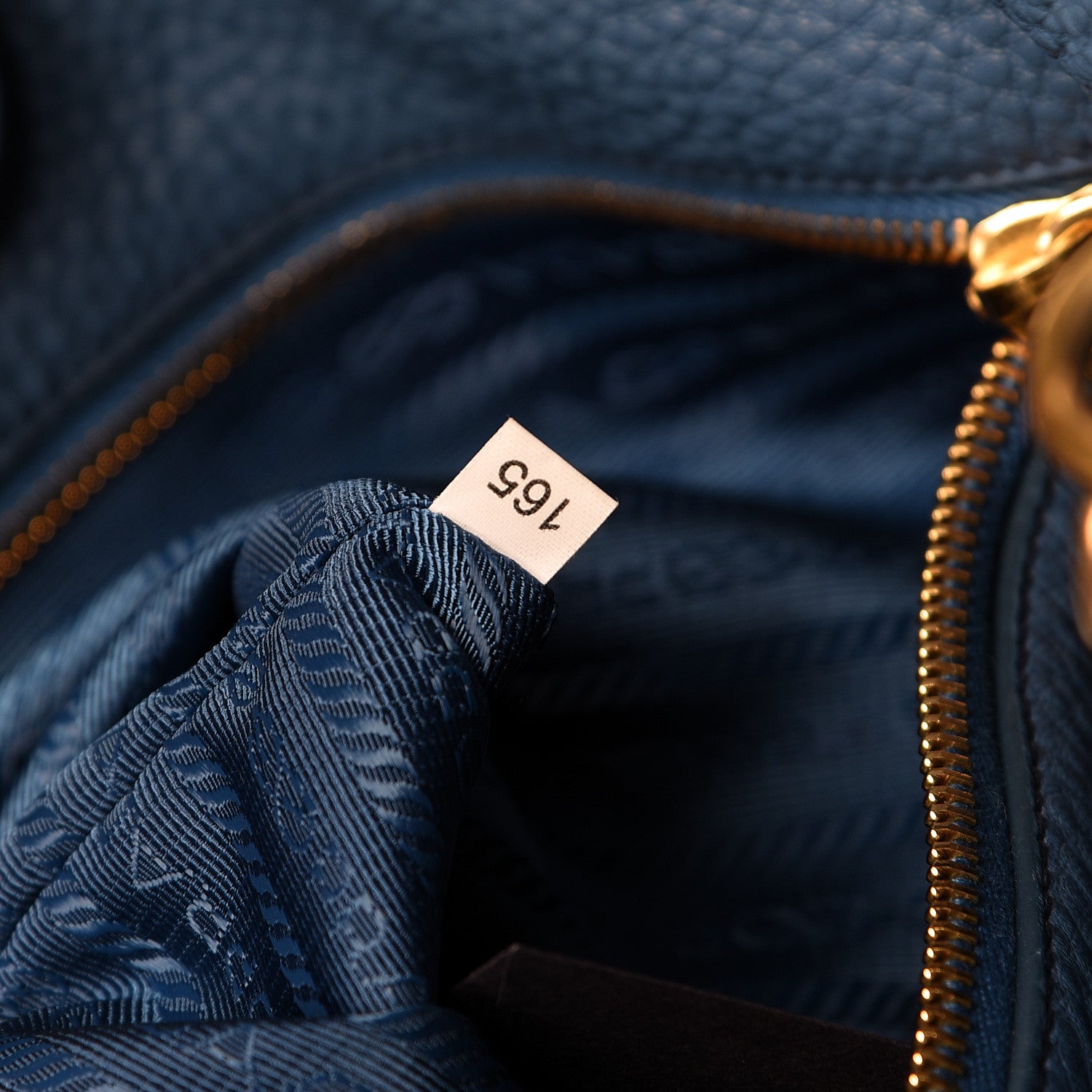 Prada Vitello Daino Tote Cobalto 8 of 11