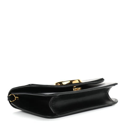 Chloe Calfskin Suede C Clutch With Chain Black 4 of 11