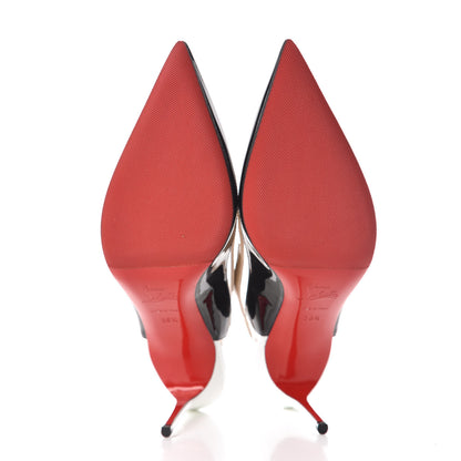 Christian Louboutin Patent PVC Paulina 100 Pumps 38.5 Black 7 of 10