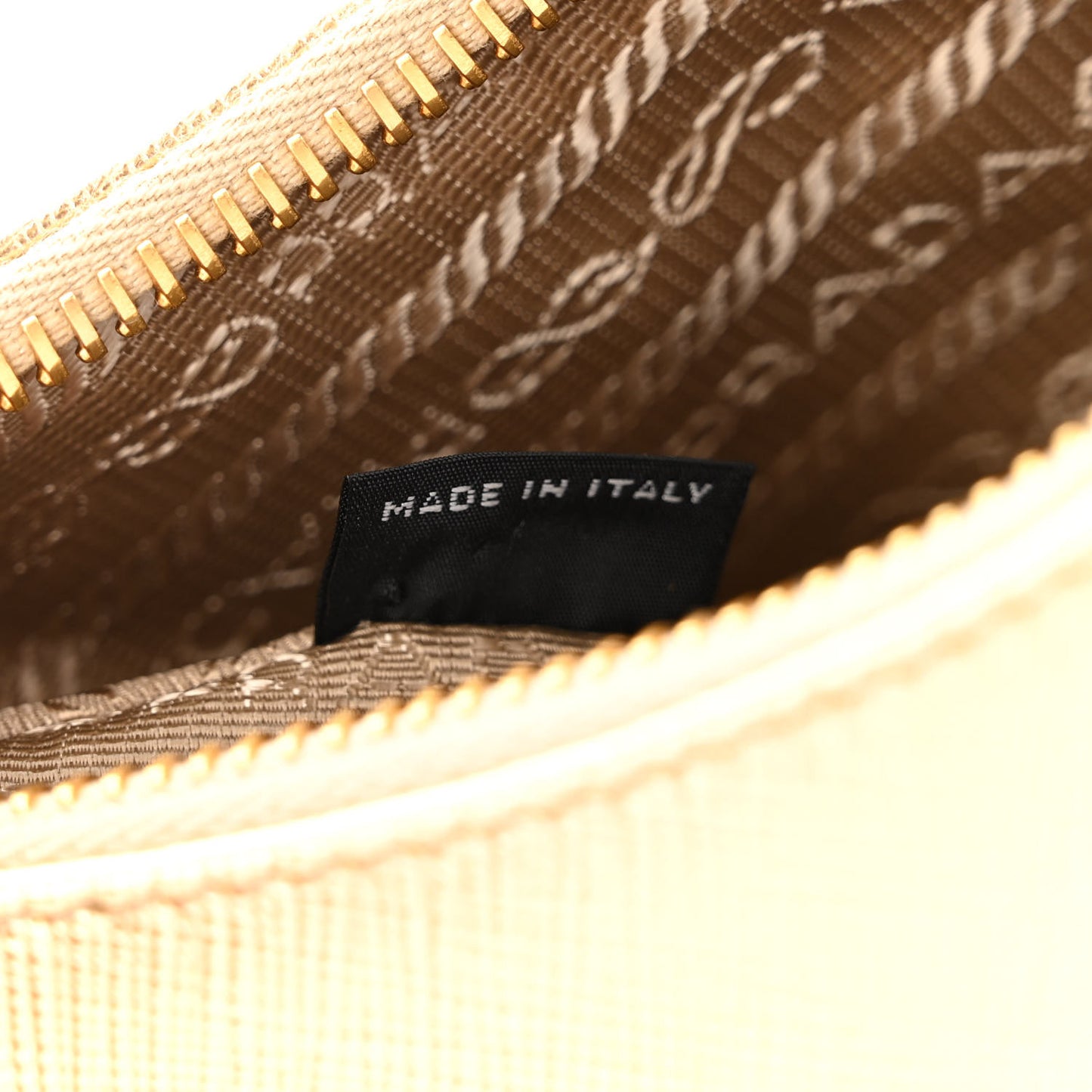 Saffiano Lux Mini Re-Edition Shoulder Bag Platino