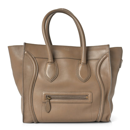 Celine Smooth Calfskin Mini Luggage Dune 1 of 17