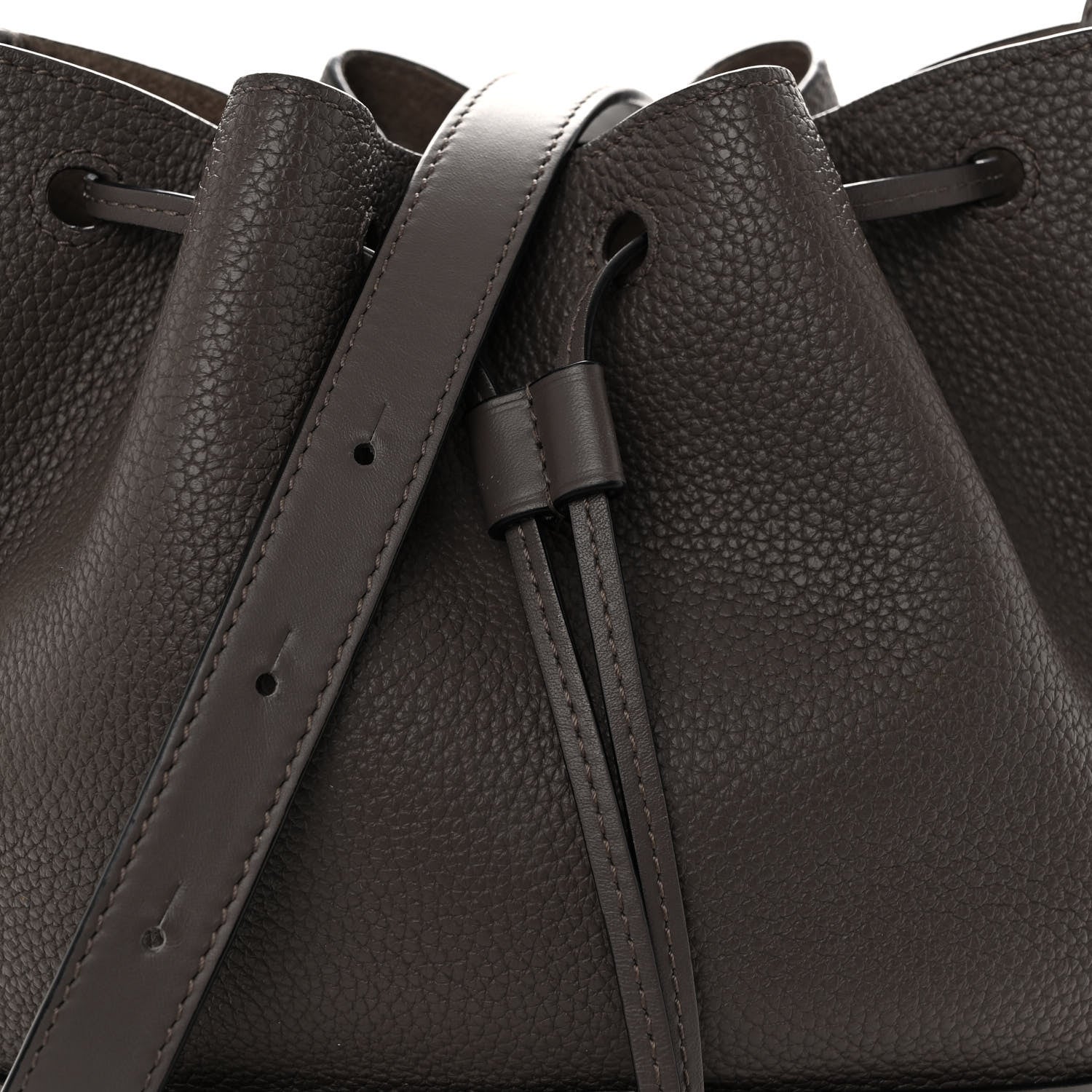 Loewe Calfskin Small Balloon Bucket Bag Dark Taupe 8 of 11