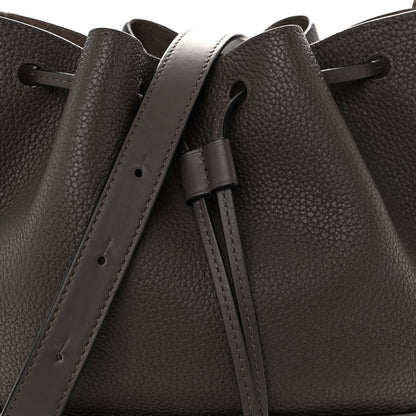Loewe Calfskin Small Balloon Bucket Bag Dark Taupe 8 of 11