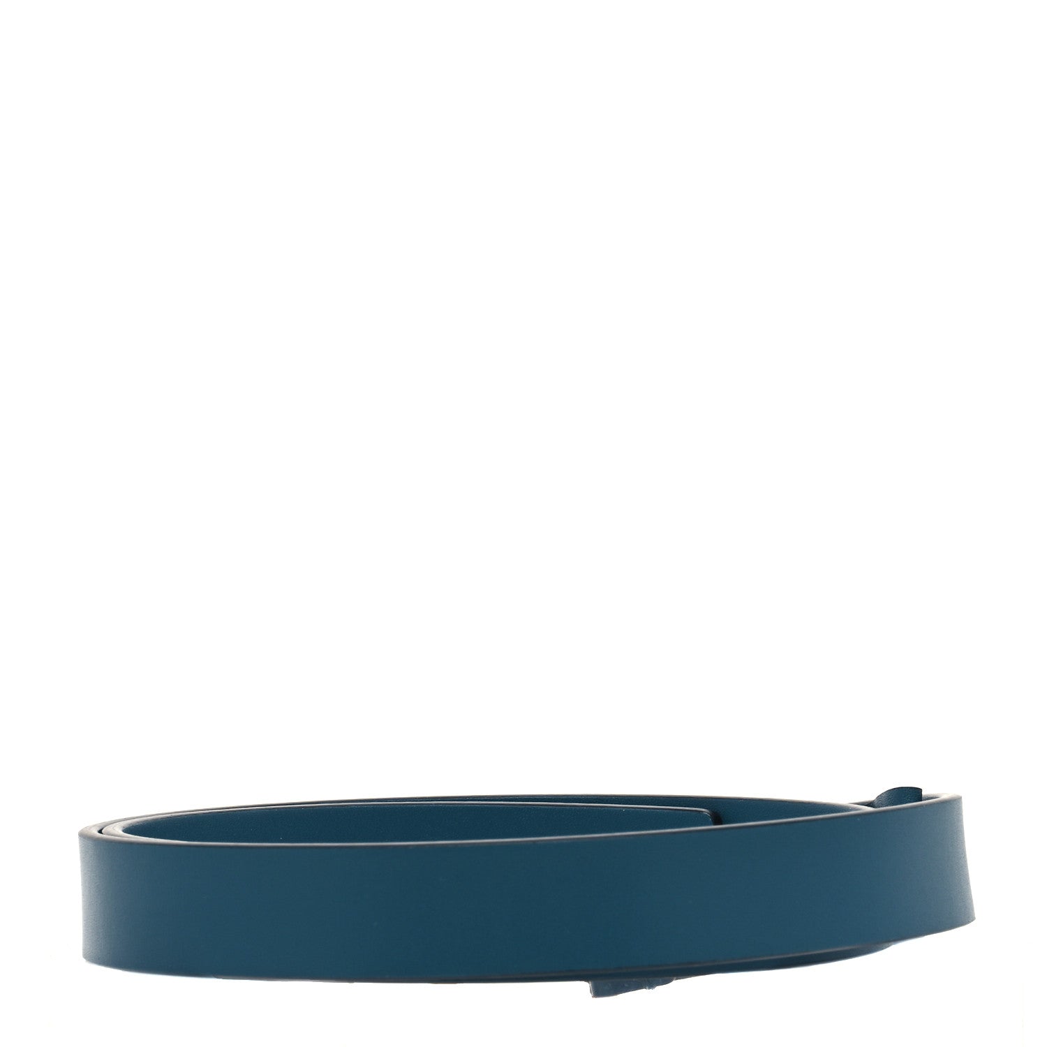 Christian Dior Calfskin Saddle Belt 70 Blue 2 of 5