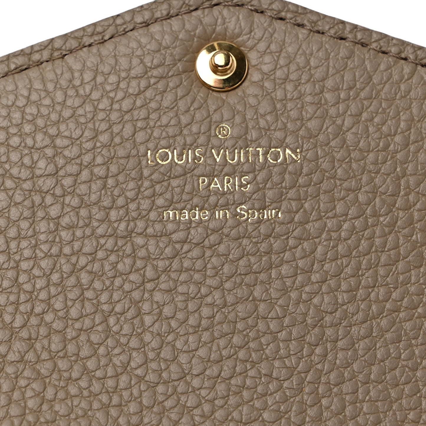 Empreinte Monogram Giant Sarah Wallet Tourterelle Creme