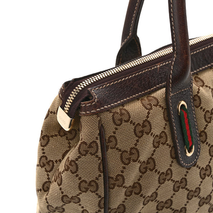 Gucci Monogram Medium Princy Tote Dark Brown 11 of 17