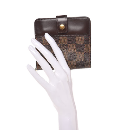 Louis Vuitton Damier Ebene Zippe Zipped Compact Wallet 2 of 11