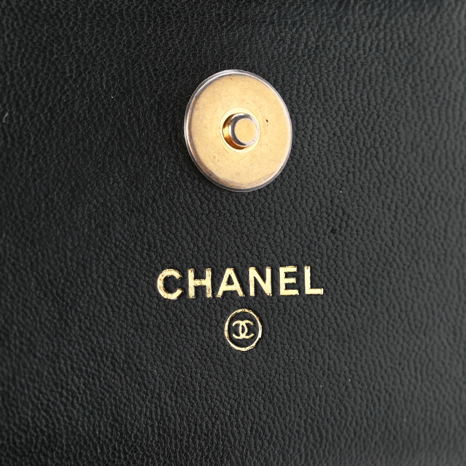 Chanel Lambskin Quilted Chanel 19 Phone Holder With Chain Black 6 of 15