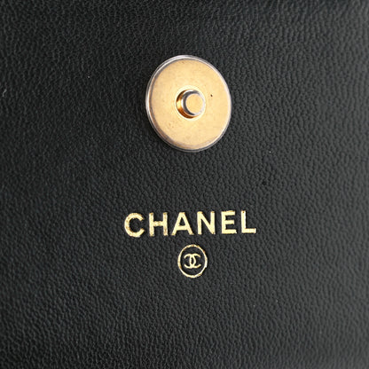 Chanel Lambskin Quilted Chanel 19 Phone Holder With Chain Black 6 of 15