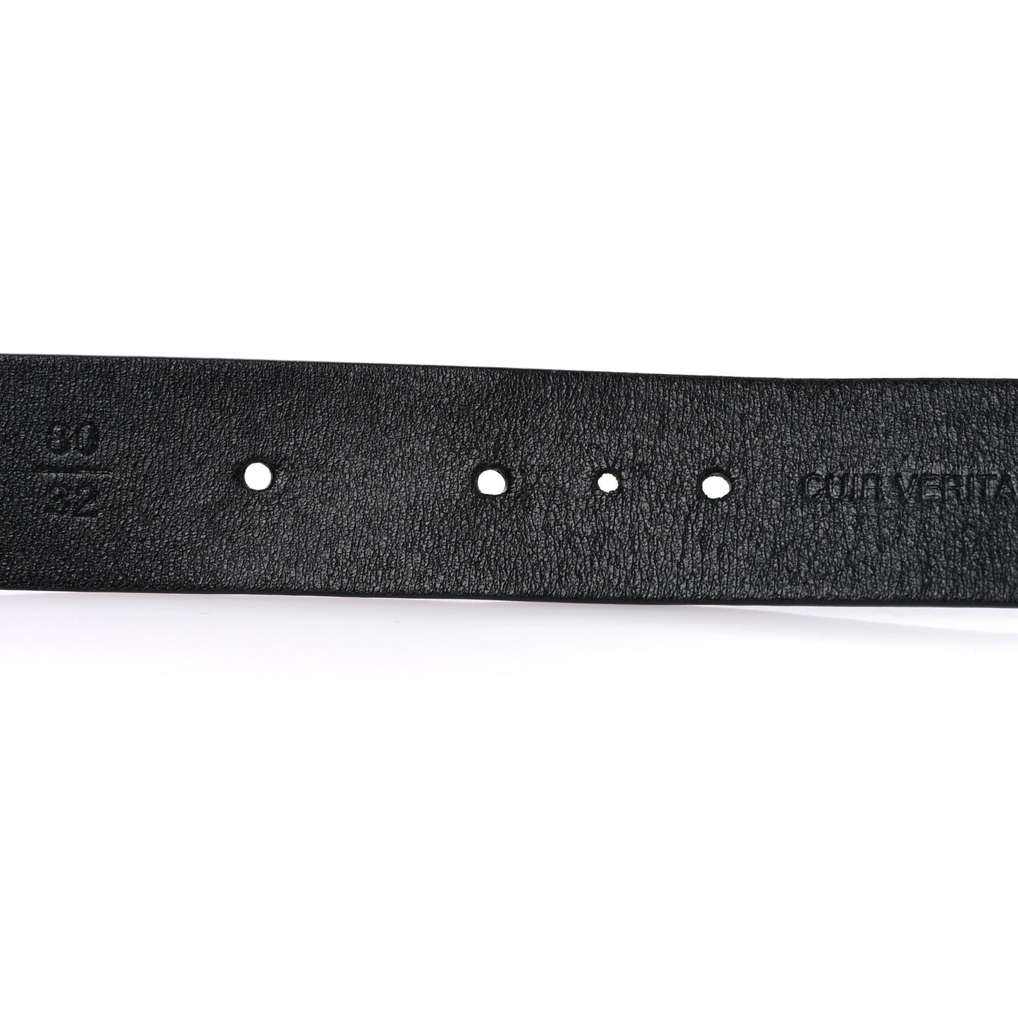 Calfskin CC Triple Row Chain Belt 80 32 Gold Black White