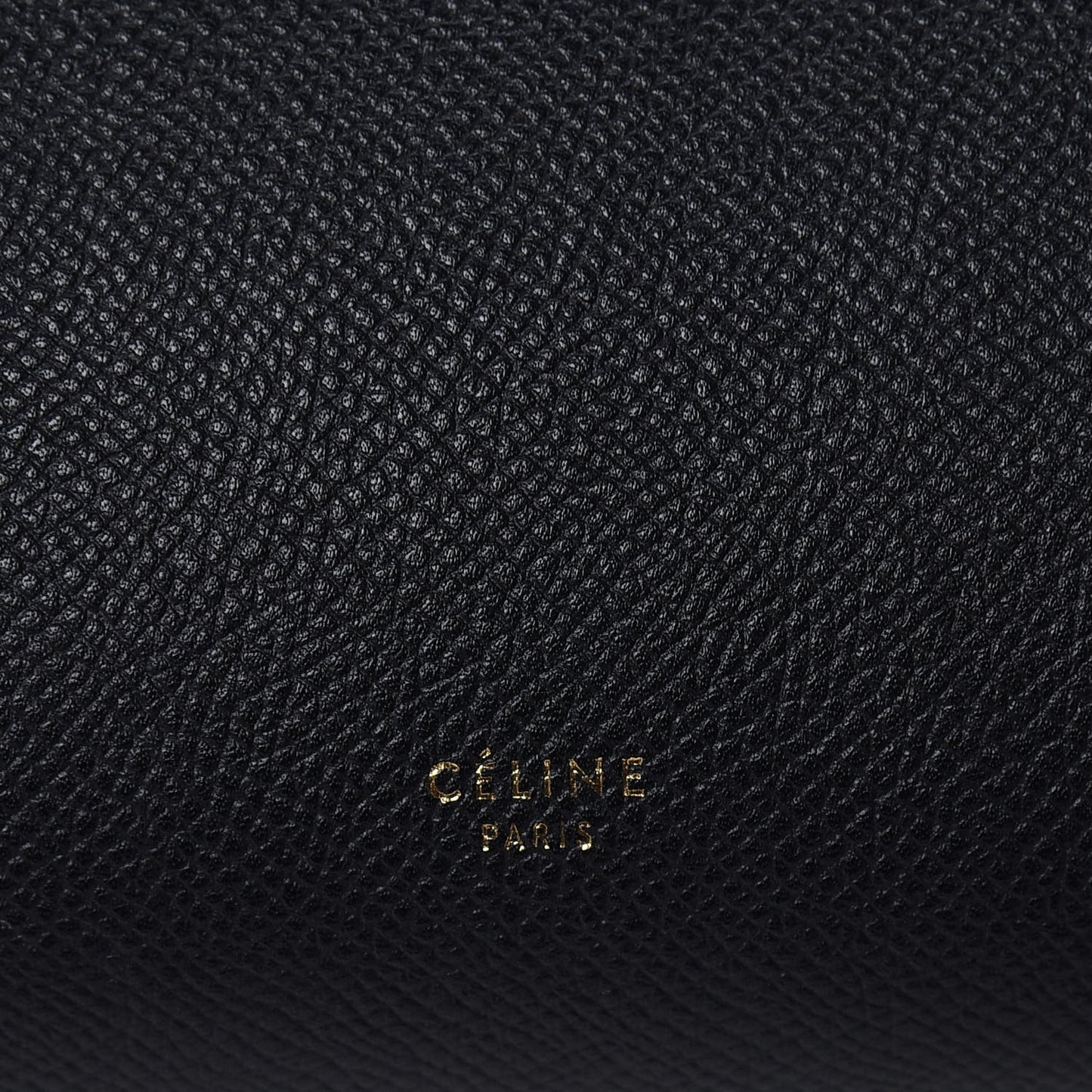 Grained Calfskin Mini Belt Bag Black