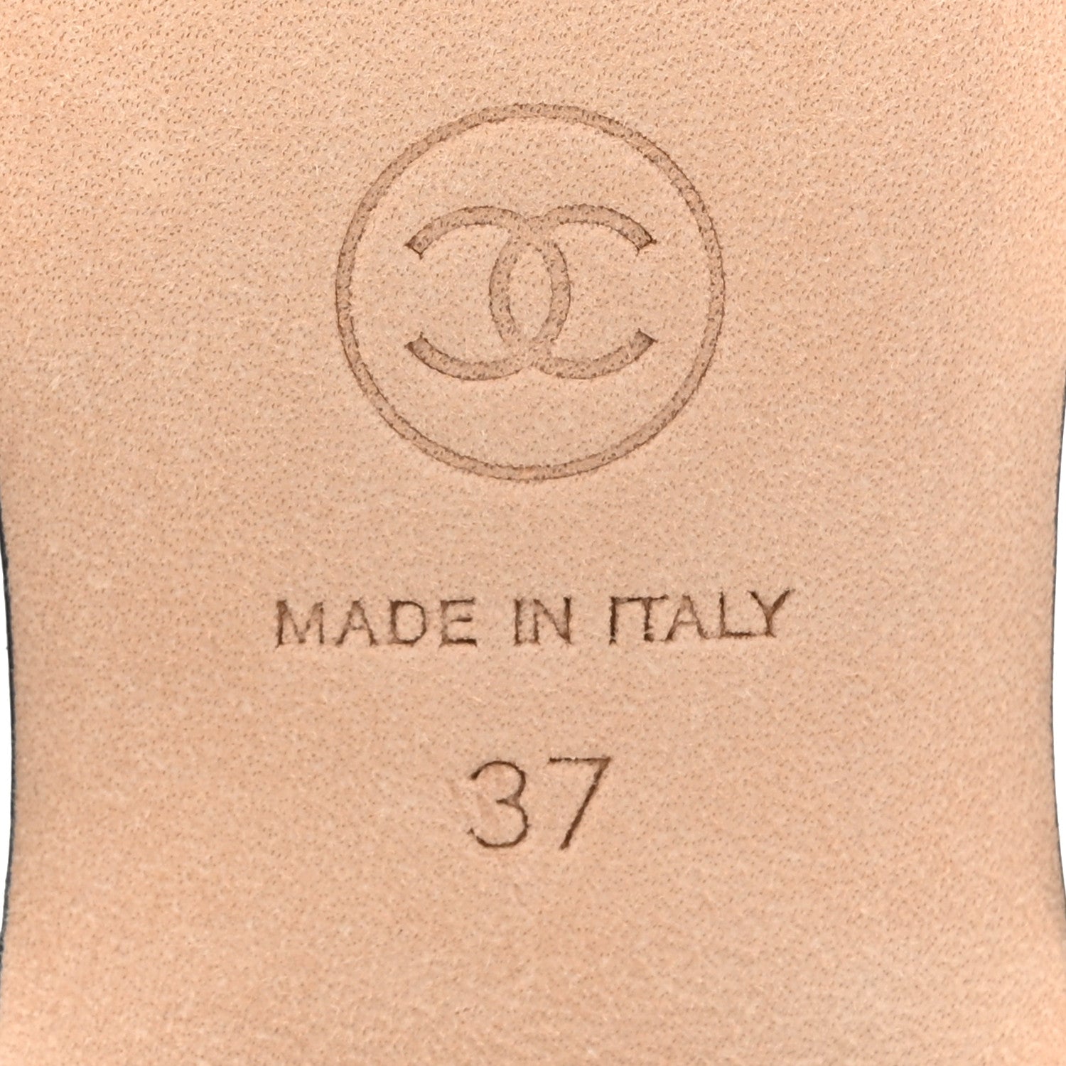 Chanel Lambskin Logo CC Turnlock Sandals 37 Black 6 of 9