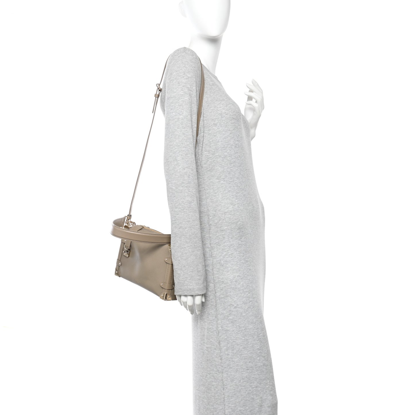 Calfskin Side Trunk MM Taupe