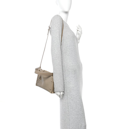 Louis Vuitton Calfskin Side Trunk MM Taupe 2 of 9
