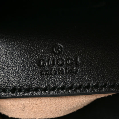 Gucci Calfskin Matelasse Mini GG Marmont 2.0 Bucket Bag Black 6 of 10