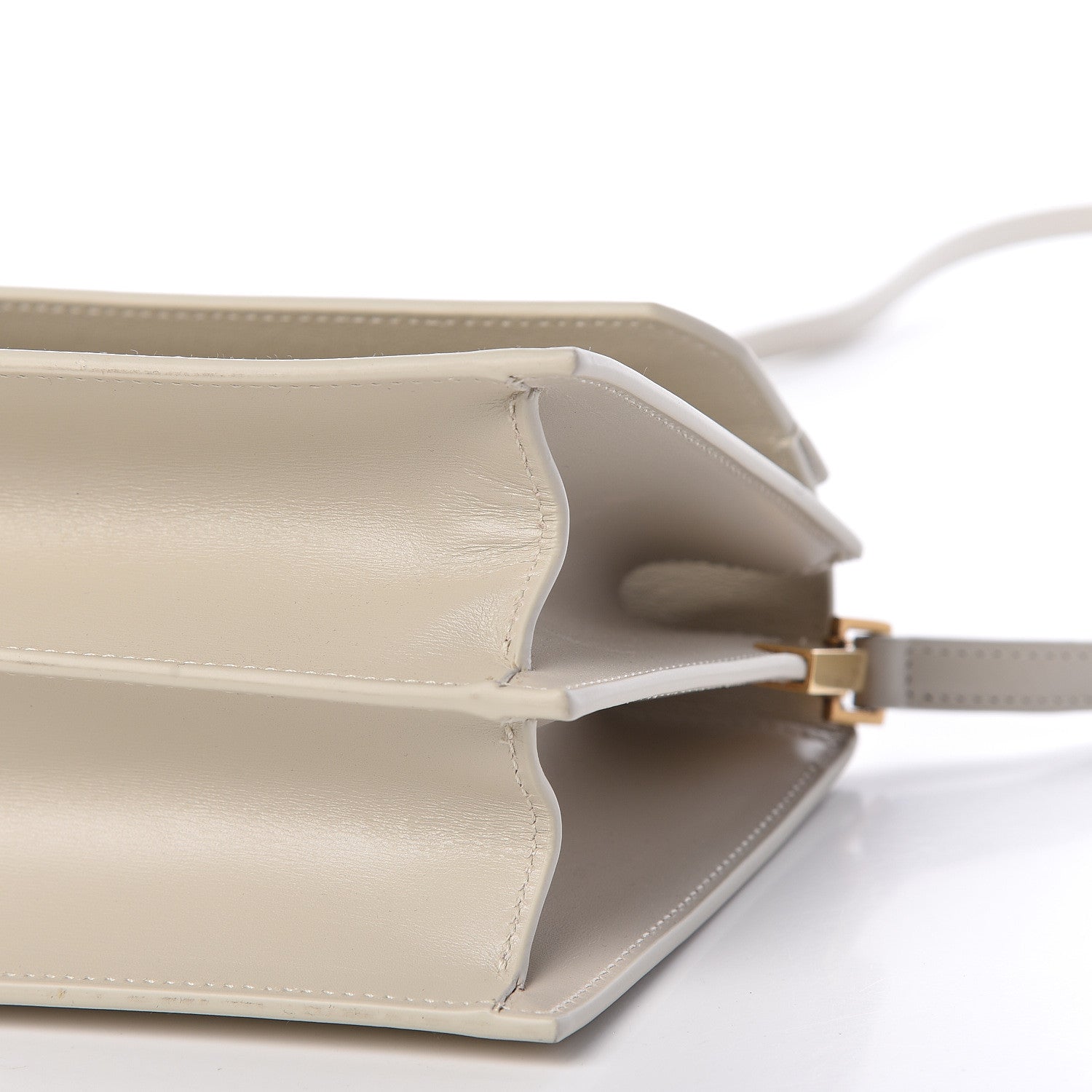 Saint Laurent Smooth Calfskin Catherine Crossbody Off White 6 of 9