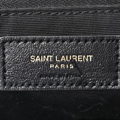 Saint Laurent Lambskin Quilted Maxi Icare Shopping Tote Black 6 of 10