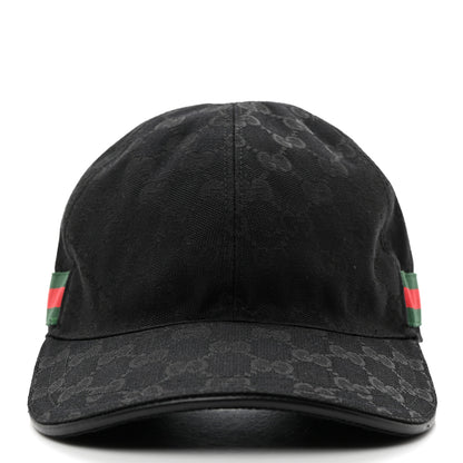 Gucci Monogram Web Baseball Hat XL Black 3 of 9