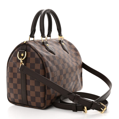 Louis Vuitton Damier Ebene Speedy Bandouliere 25 3 of 9
