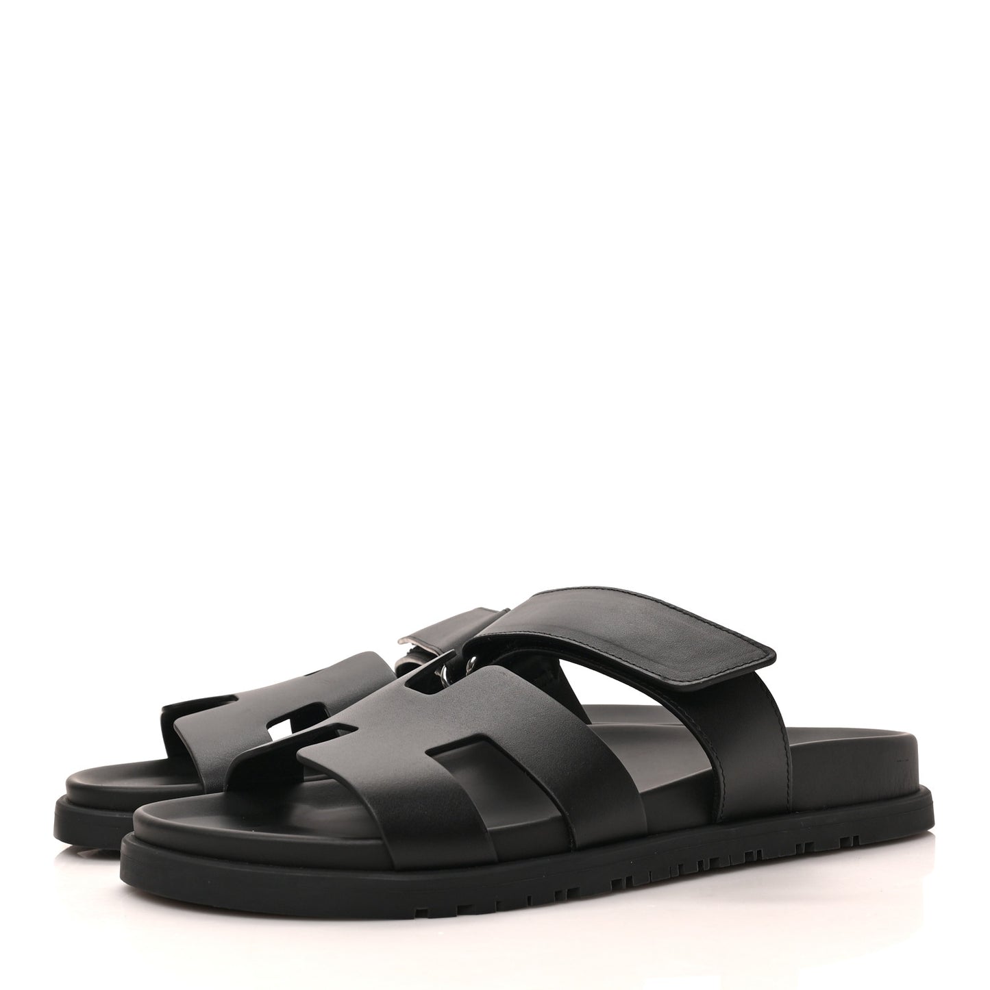 Calfskin Womens Chypre Sandals 39 Black