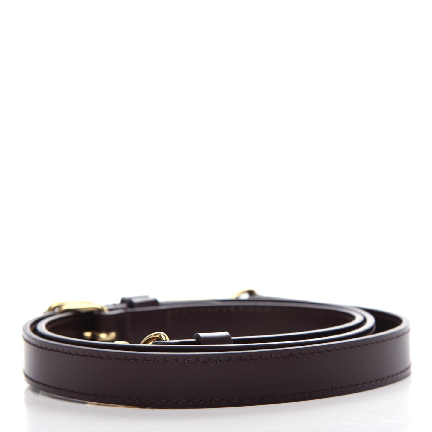 Calfskin Adjustable Speedy Bandouliere Shoulder Strap Brown