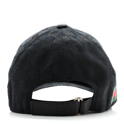 Gucci Monogram Web Baseball Hat M Black 8 of 16