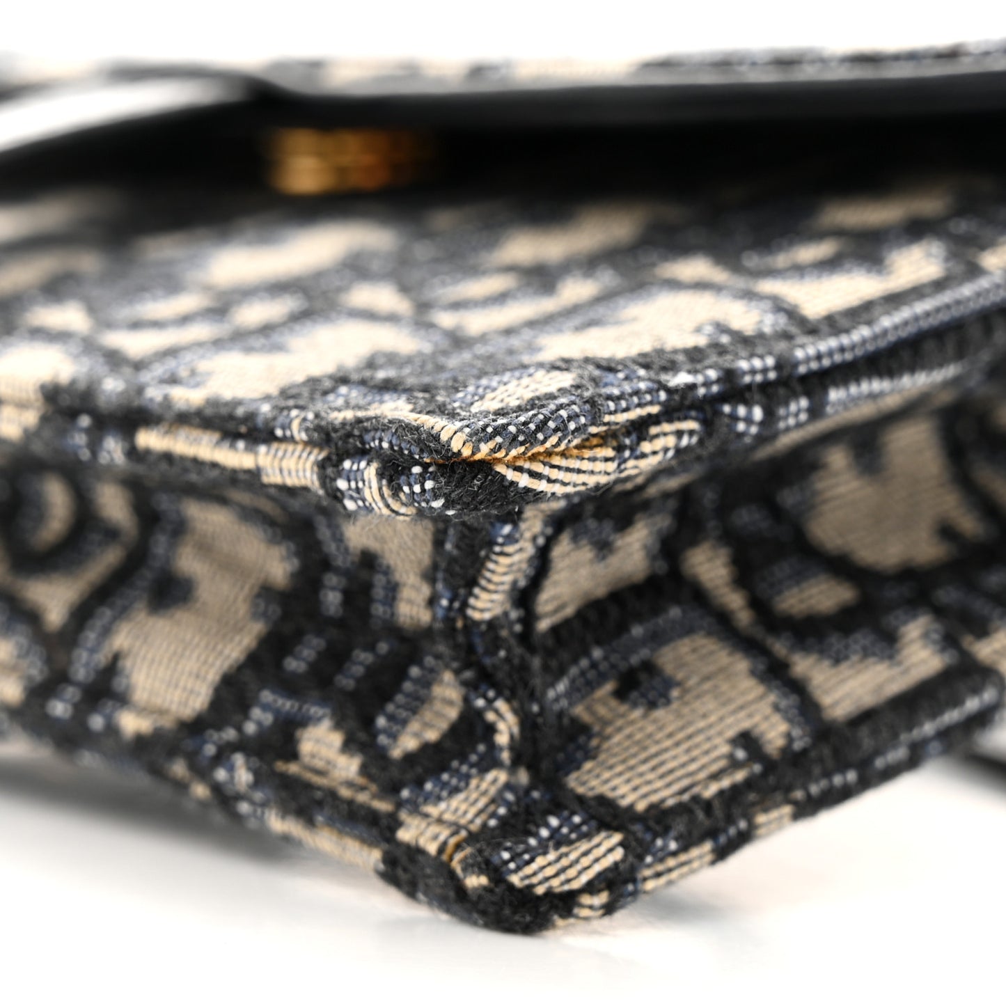 Oblique Saddle Belt Bag Blue