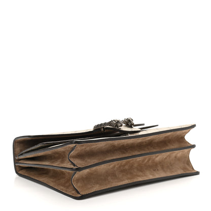 Gucci GG Supreme Monogram Medium Dionysus Shoulder Bag Taupe 4 of 12