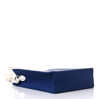 Louis Vuitton Calfskin Everyday LV Sac Plat XS Blue 4 of 12