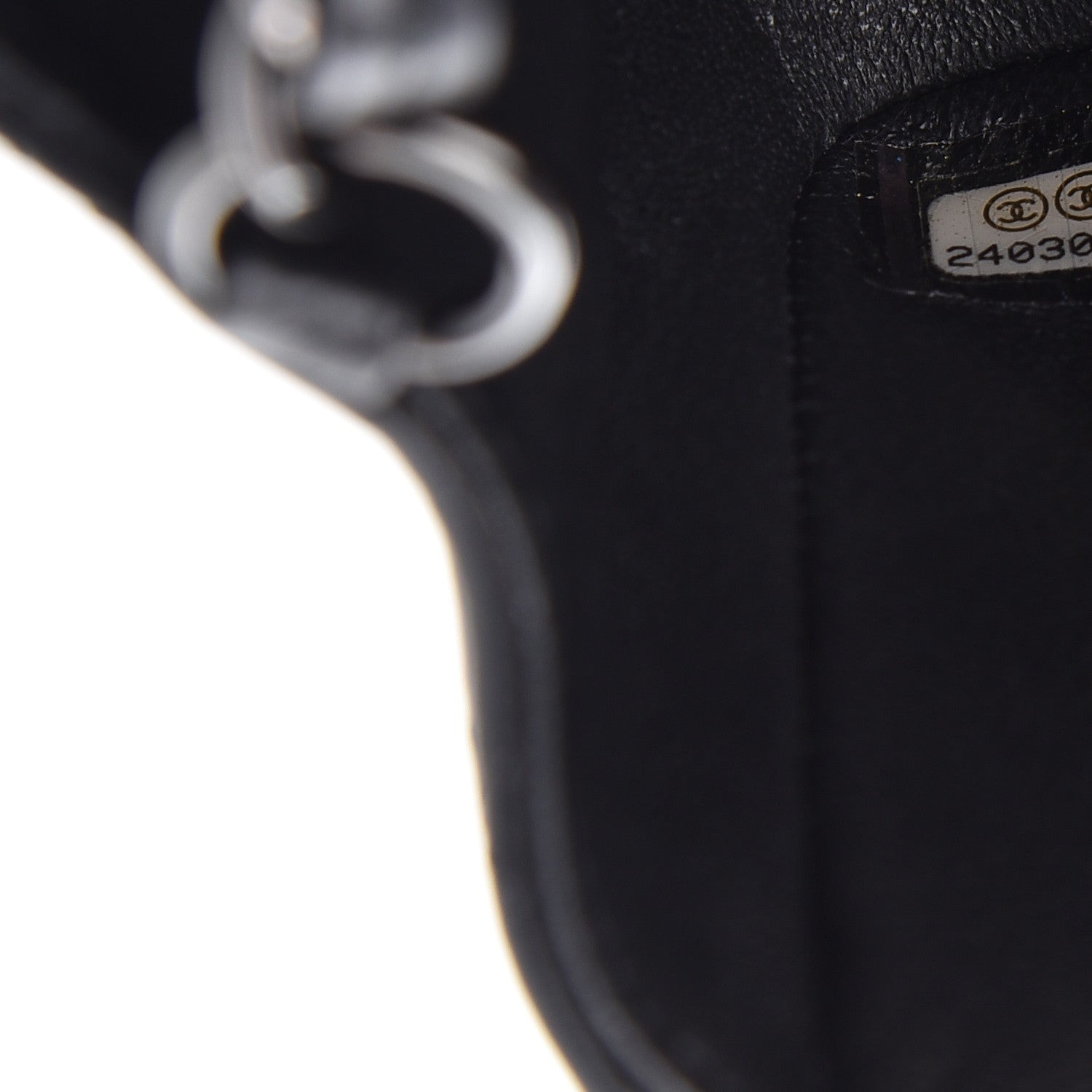 Chanel Crumpled Calfskin Quilted Mini Rectangular Flap So Black 7 of 10