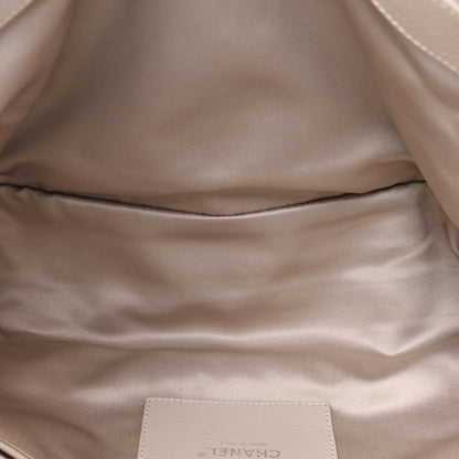 Chanel Glazed Calfskin Large On The Road Tote Beige 7 of 14