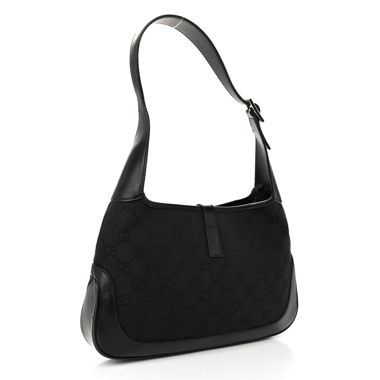 Monogram Small Jackie O Hobo Black