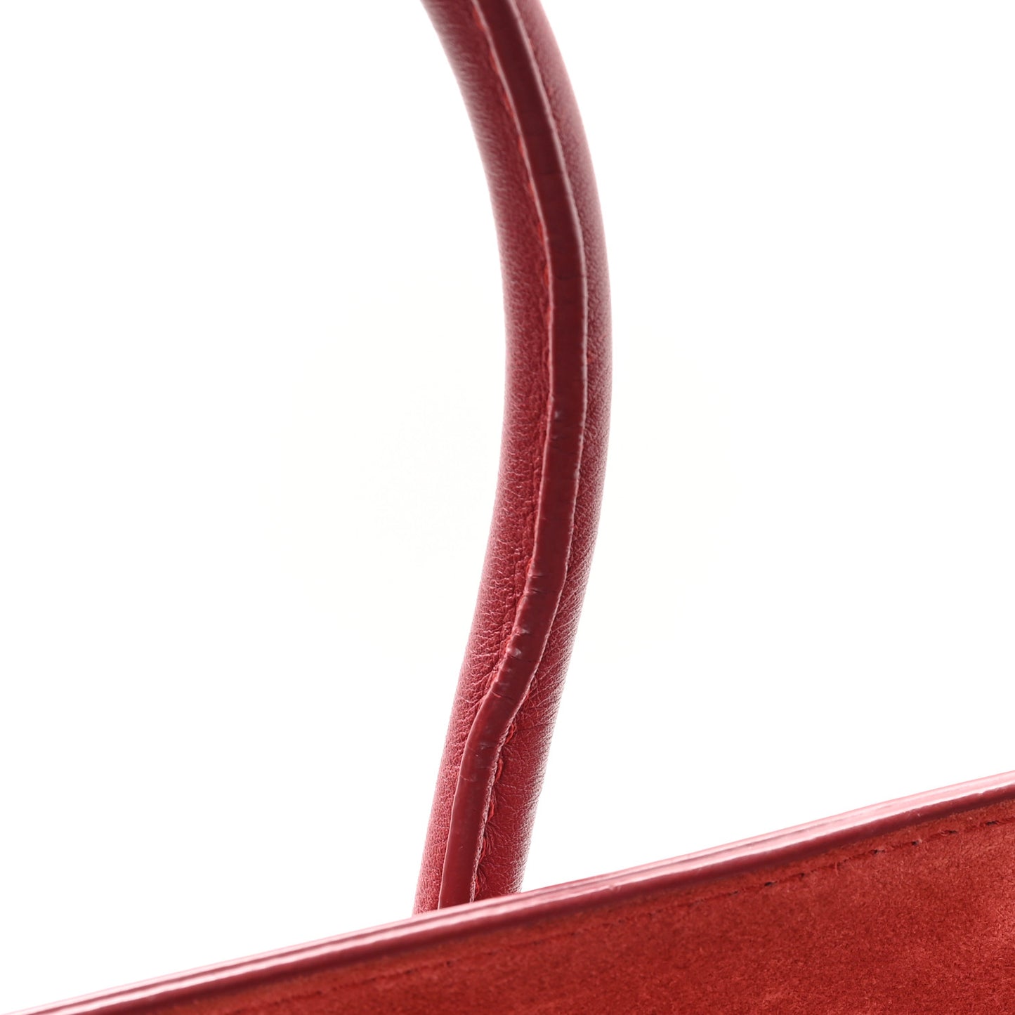 Supple Calfskin Medium Phantom Luggage Red