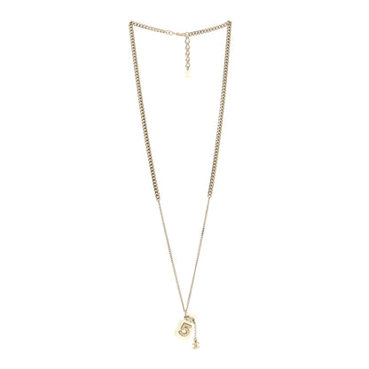 Chanel Resin Crystal CC No 5 Perfume Bottle Necklace 3 of 5