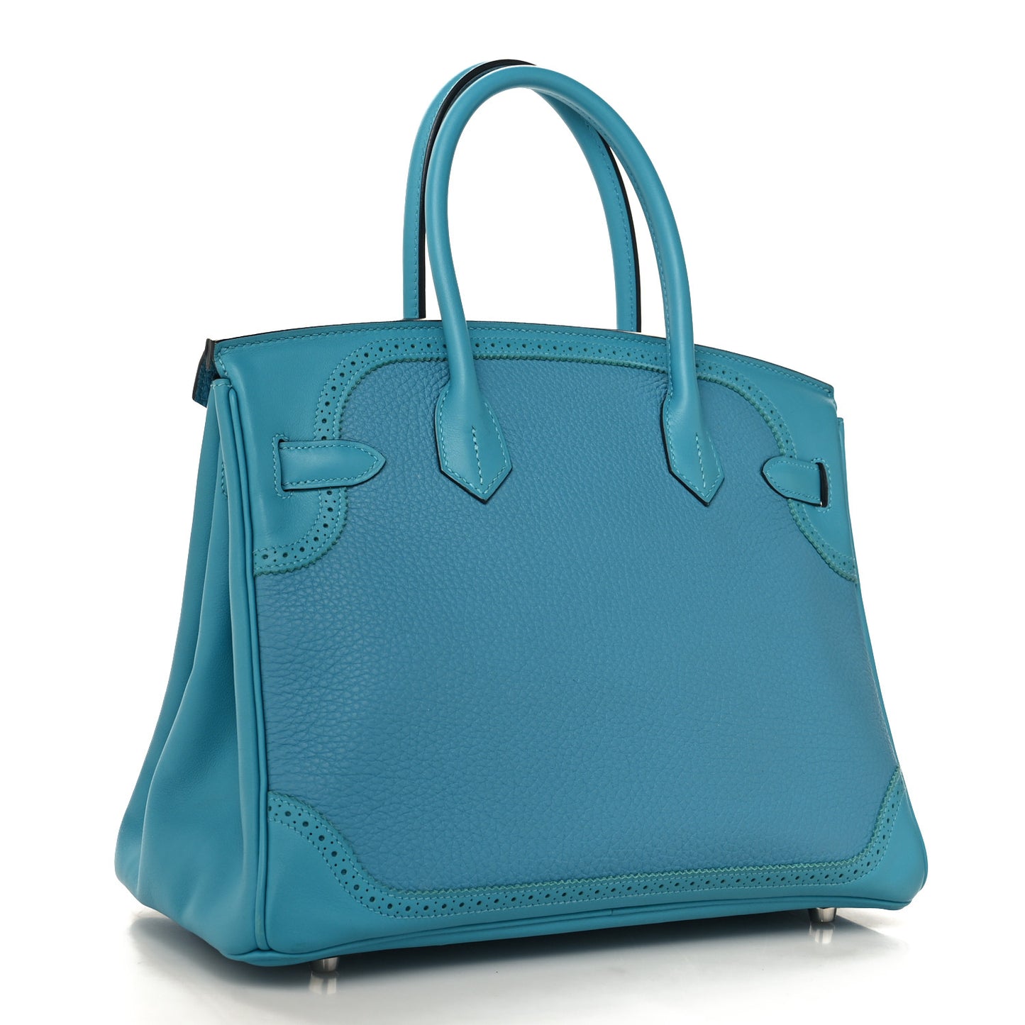 Togo Swift Ghillies Birkin 30 Turquoise