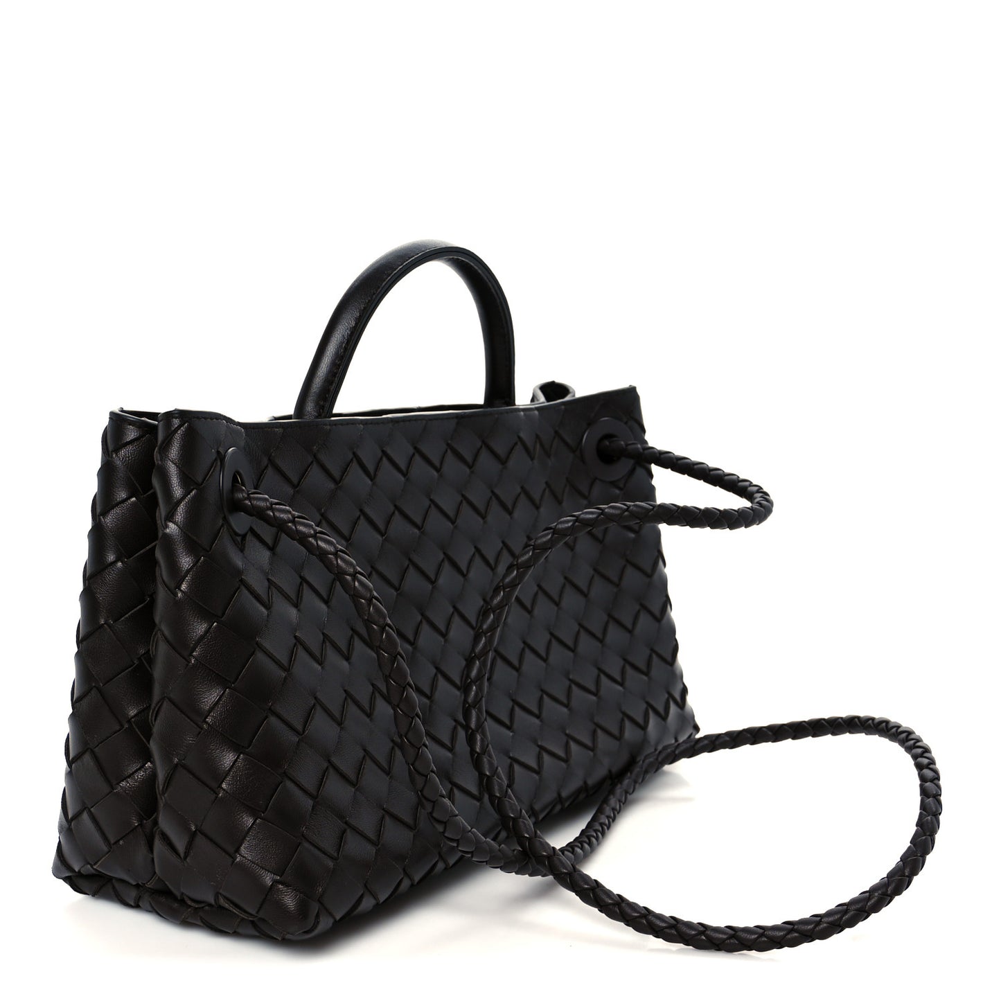 Nappa Intrecciato Small East West Andiamo Shoulder Bag Fondant